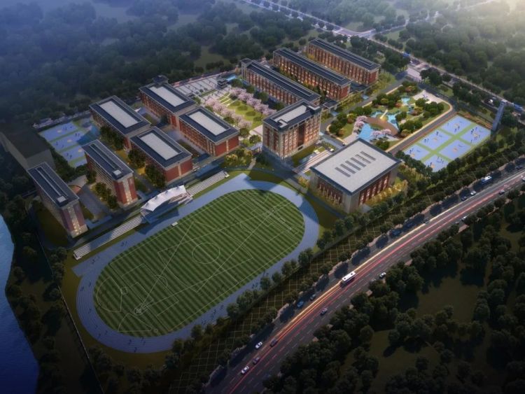 据了解,三门观澜中学新校区占地面积共147亩,建筑面积7万平方米,投资